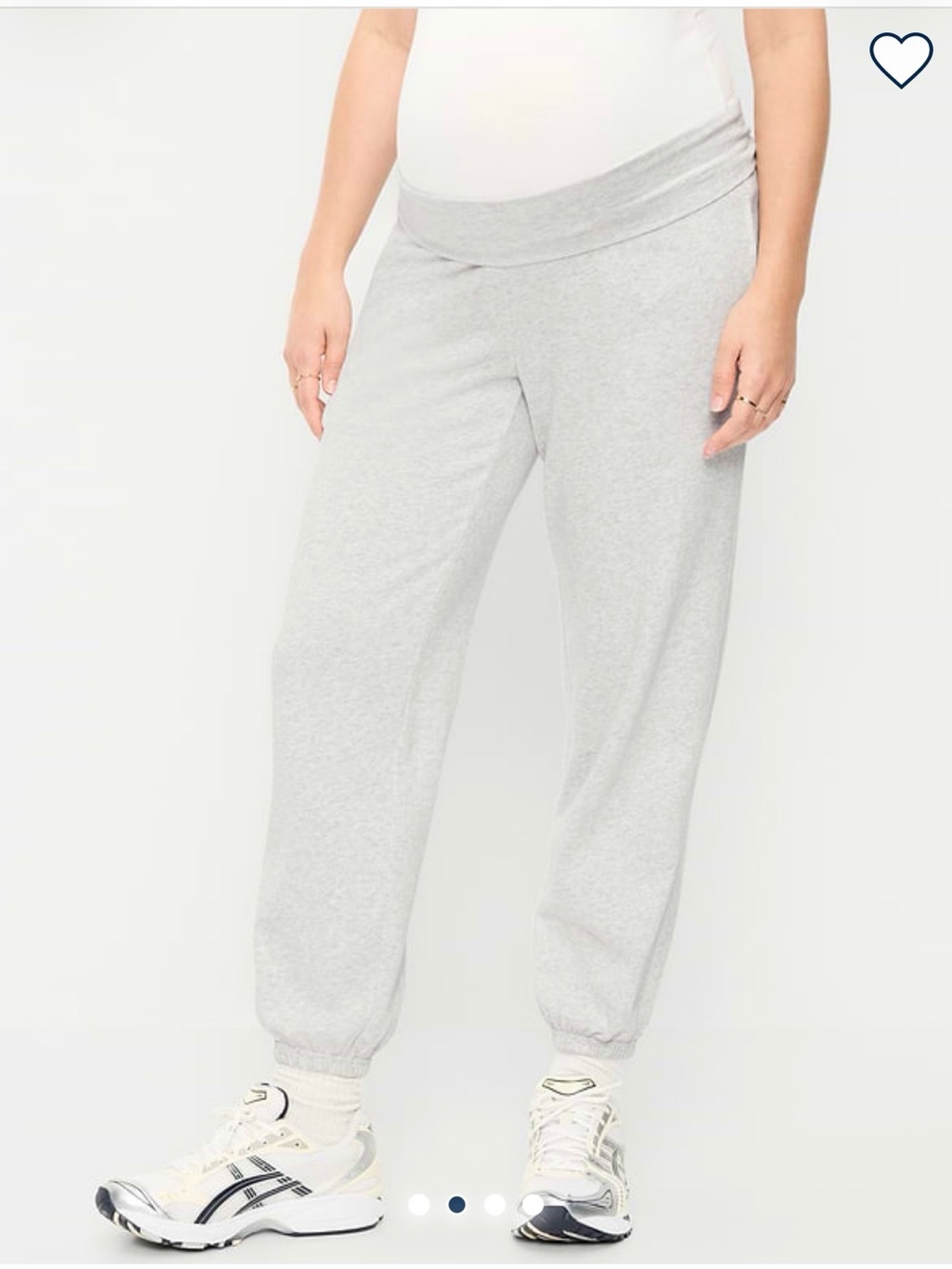 Light Gray Maternity Jogger Pants